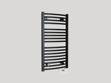 Tahiti Surf Electric Towel Rail Black Textured