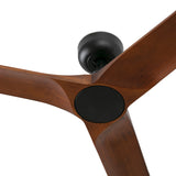 Heywood 90cm Ceiling Fan / Black with Walnut / Timber Blades