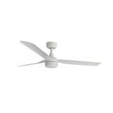 Punt 130cm Ceiling Fan with LED Light / White / ABS Blades