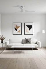 Punt 130cm Ceiling Fan / White / ABS Blades