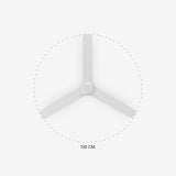 Punt 130cm Ceiling Fan / White / ABS Blades