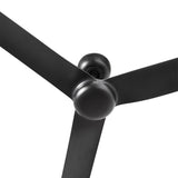 Punt 130cm Ceiling Fan / Black / ABS Blades