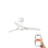 Mini Punt 90cm Ceiling Fan / White / ABS Blades