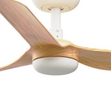 Mini Punt 90cm Ceiling Fan / White with Maple / ABS Blades