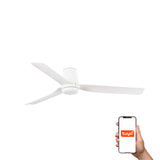 Punt Tub 130cm Ceiling Fan / White / ABS Blades