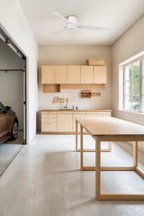 Punt Tub 130cm Ceiling Fan / White / ABS Blades