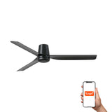 Punt Tub 130cm Ceiling Fan / Black / ABS Blades