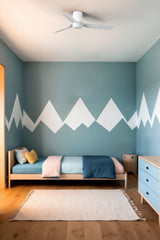 Mini Punt Tub 90cm Ceiling Fan / White / ABS Blades