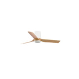 Mini Punt Tub 90cm Ceiling Fan / White with Maple / ABS Blades