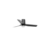 Mini Punt Tub 90cm Ceiling Fan with LED Light / Black / ABS Blades