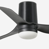Mini Punt Tub 90cm Ceiling Fan / Black / ABS Blades