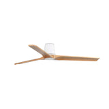 Heywood Tub 132cm Ceiling Fan / White with Pine / Timber Blades