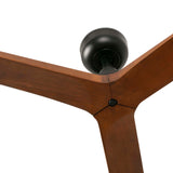 Klim 150cm Ceiling Fan / Black with Walnut / Timber Blades
