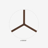 Klim 150cm Ceiling Fan / Black with Walnut / Timber Blades