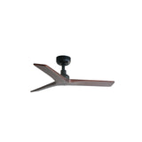 Klim 92.5cm Ceiling Fan / Black with Walnut / Timber Blades