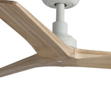 Klim 92.5cm Ceiling Fan / White with Pine / Timber Blades