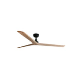 Klim 150cm Ceiling Fan / Black with Pine / Timber Blades