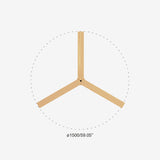 Klim 150cm Ceiling Fan / Black with Pine / Timber Blades