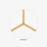 Klim 125cm Ceiling Fan / Black with Pine / Timber Blades