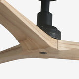 Klim 92.5cm Ceiling Fan / Black with Pine / Timber Blades