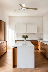 Punt Tub 130cm Ceiling Fan / White with Maple / ABS Blades