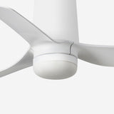 Mini Punt Tub 90cm Ceiling Fan with LED Light / White / ABS Blades