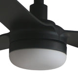 Punt 130cm Ceiling Fan with LED Light / Black / ABS Blades