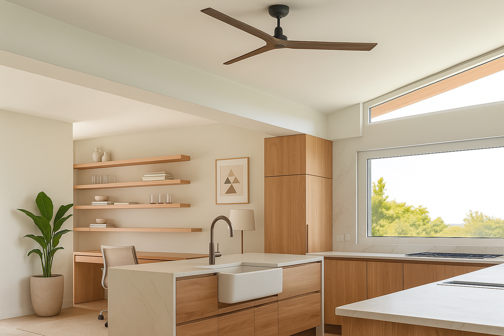 Quiet & Energy Efficient DC Ceiling Fans