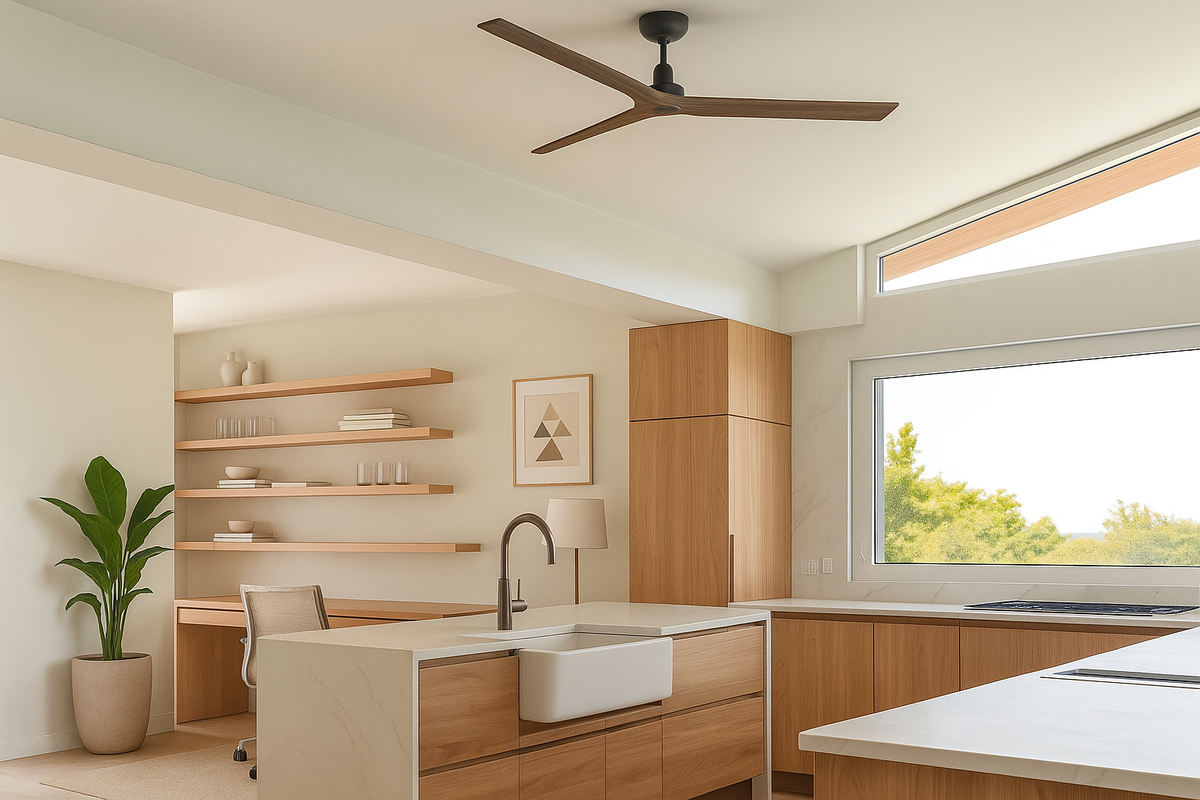Quiet & Energy Efficient DC Ceiling Fans