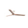 Heywood 132cm Ceiling Fan with LED Light / White with Pine / Timber Blades
