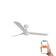 Punt 130cm Ceiling Fan / White / ABS Blades