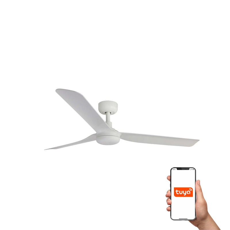 Punt 130cm Ceiling Fan / White / ABS Blades