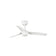 Mini Punt 90cm Ceiling Fan with LED Light / White / ABS Blades