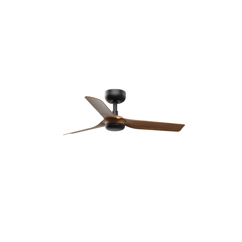 Mini Punt 90cm Ceiling Fan / Black with Walnut / ABS Blades