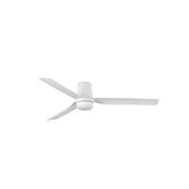 Mini Punt Tub 90cm Ceiling Fan with LED Light / White / ABS Blades