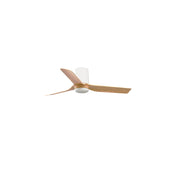 Mini Punt Tub 90cm Ceiling Fan / White with Maple / ABS Blades