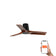 Heywood Tub 90cm Ceiling Fan / Black with Walnut / Timber Blades