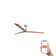 Klim 150cm Ceiling Fan / White with Pine / Timber Blades