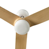 Punt 130cm Ceiling Fan with LED Light / White with Maple / ABS Blades